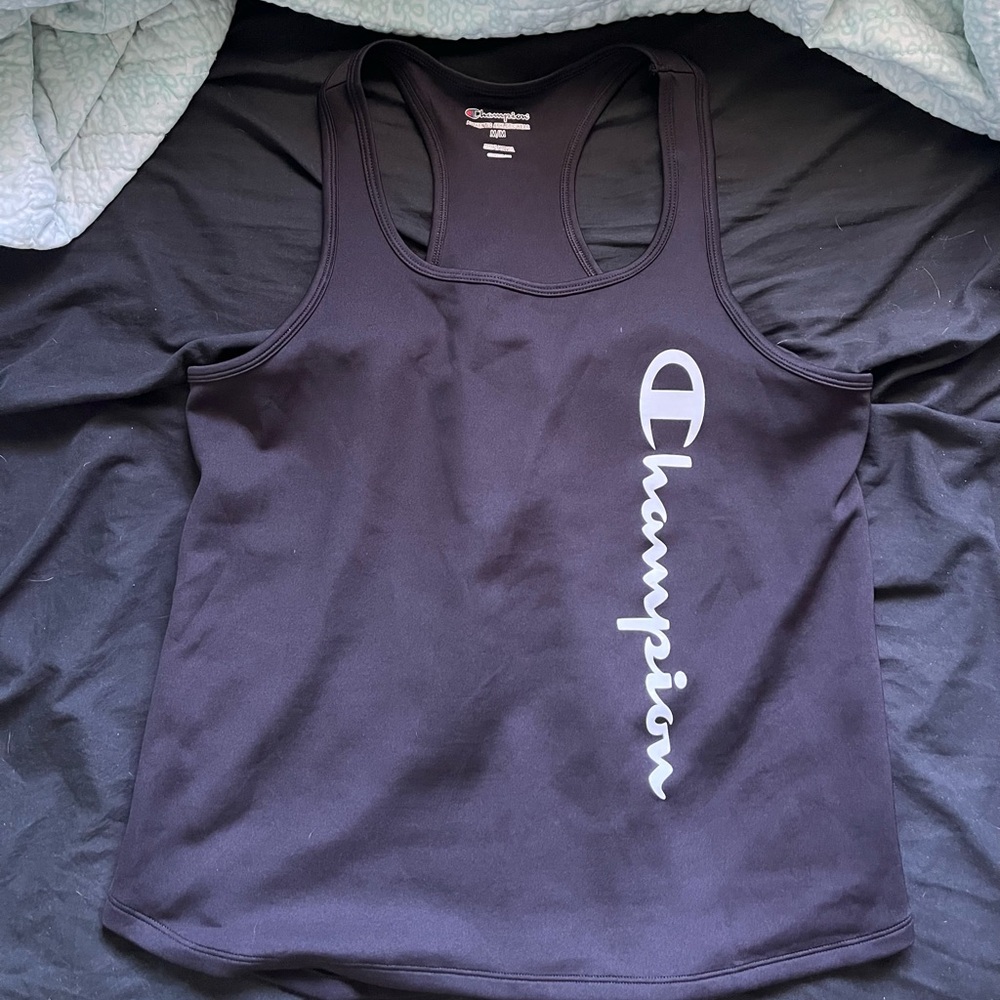 Champion Black Racerback Women’s Tank Top Medium
